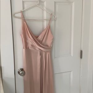 Dress pink gown